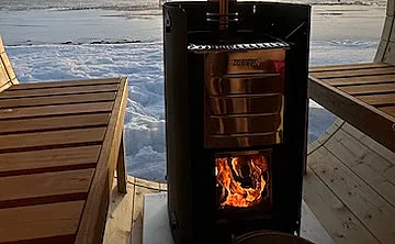 Hyttetur med vedfyrt sauna