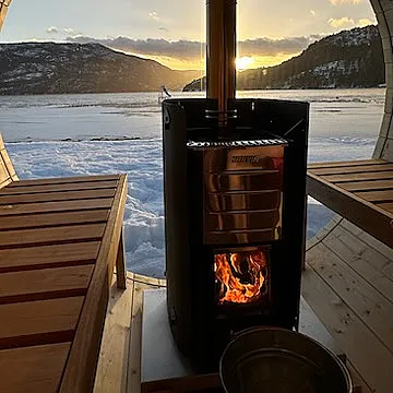 Hyttetur med vedfyrt sauna