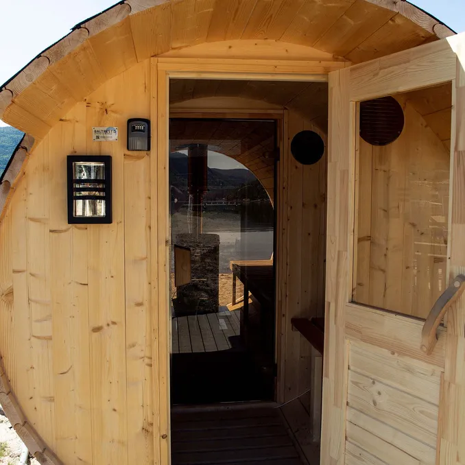 Hyttetur med vedfyrt sauna