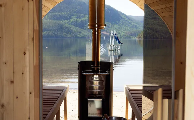 Hyttetur med vedfyrt sauna