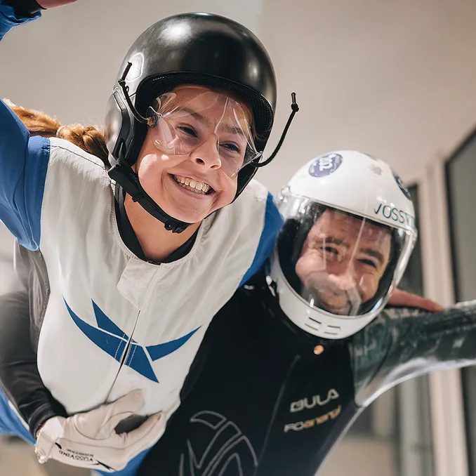 Indoor skydive