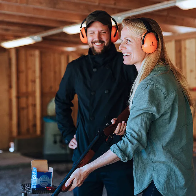 Leirdueskyting for to deluxe