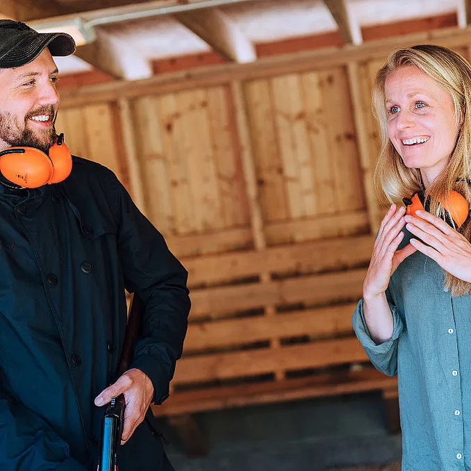 Leirdueskyting for to deluxe