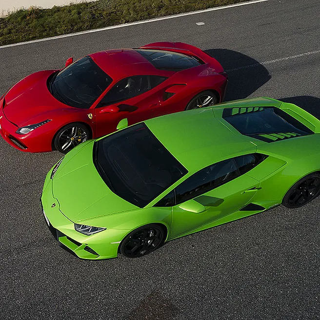Kjør Lamborghini & Ferrari på racerbane