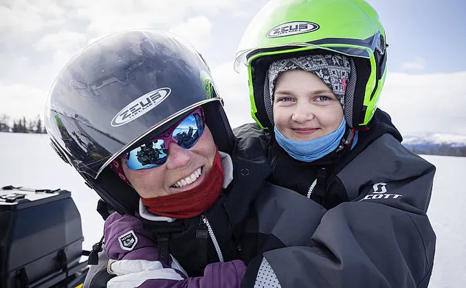 Snøscootersafari for to heldag