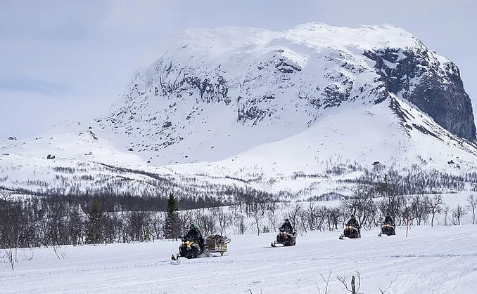 Snøscootersafari for to heldag