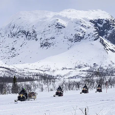 Snøscootersafari for to heldag