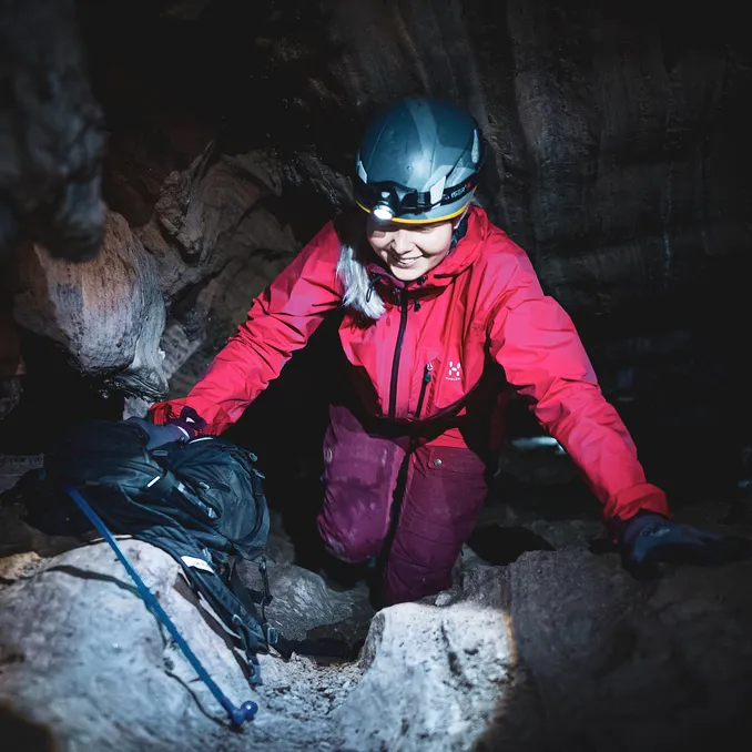 Grottetur i Øyfjellgrotta