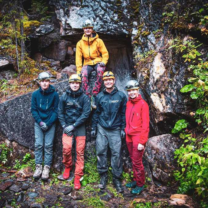Grottetur i Øyfjellgrotta
