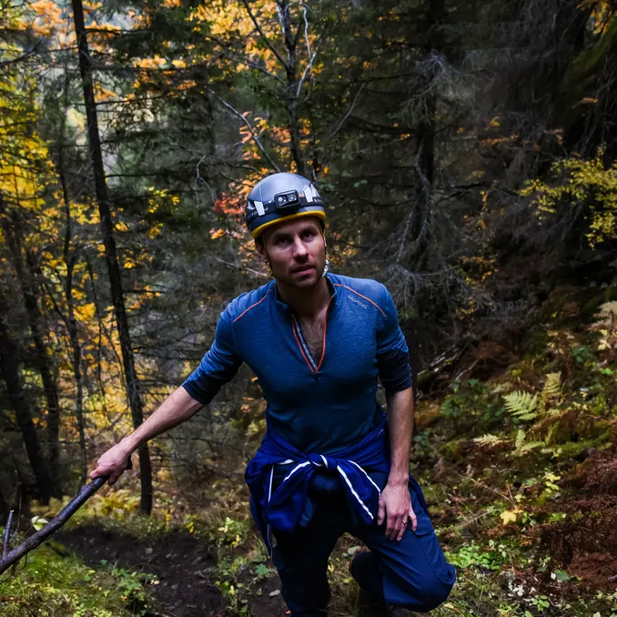 Grottetur i Øyfjellgrotta