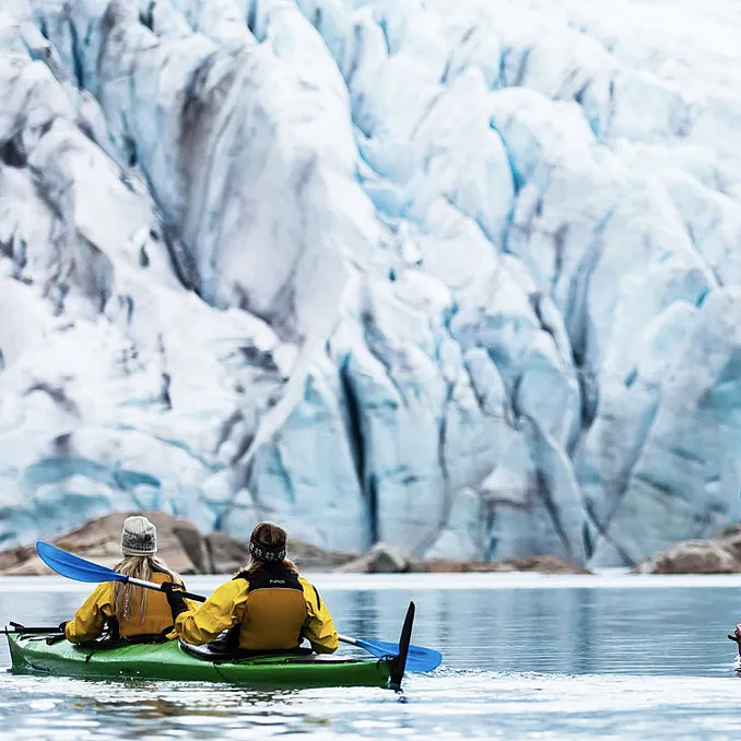 Isbreeventyr fra kajakk