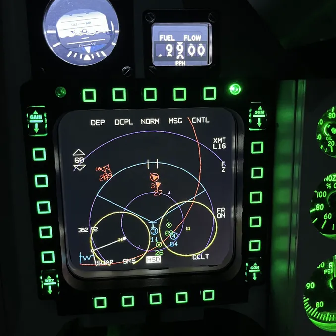 Fly F-16 simulator