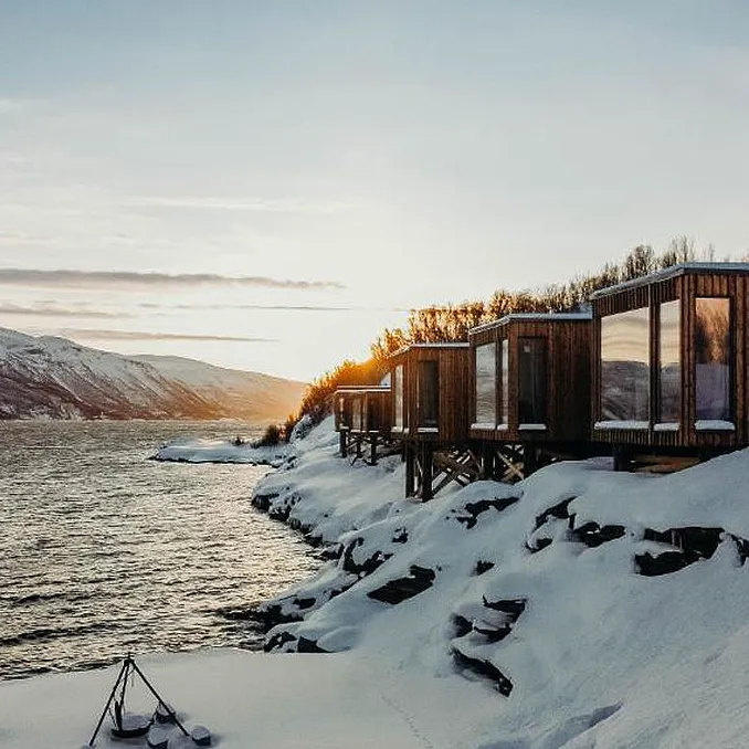 Arctic fjordcabins med jacuzzi