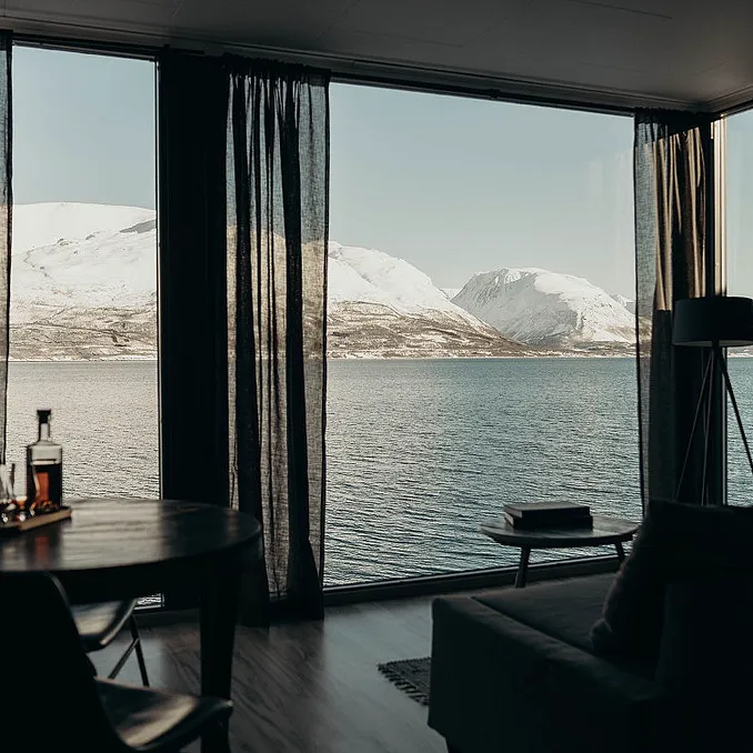 Arctic fjordcabins med jacuzzi