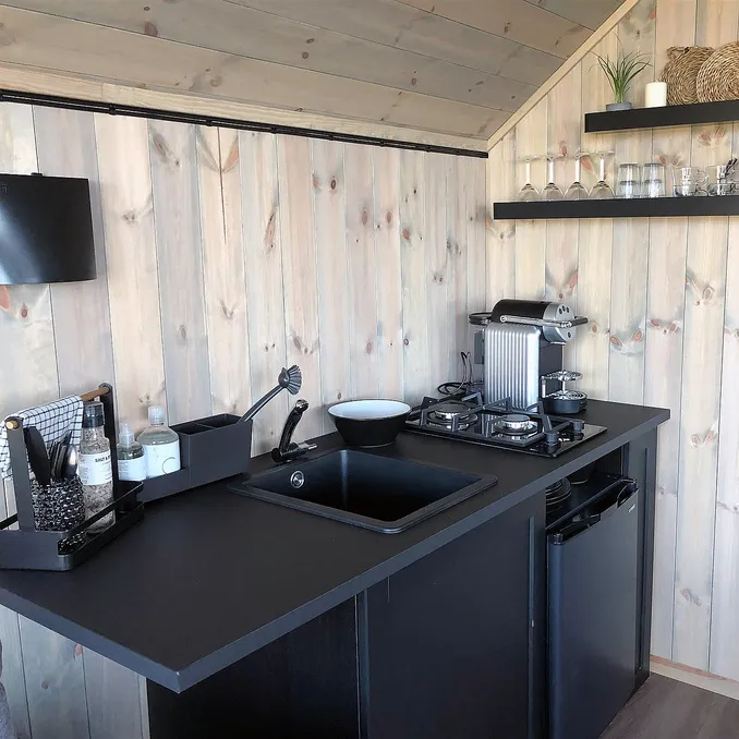 Natt i fjelltopphytte