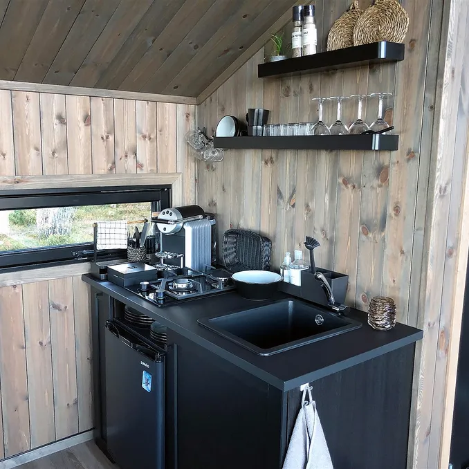 Natt i fjelltopphytte