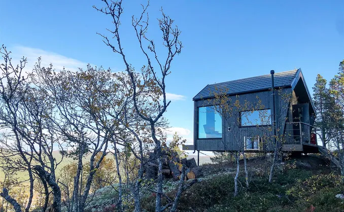 Natt i fjelltopphytte