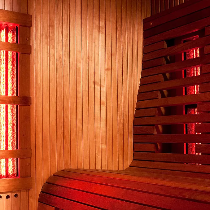 Massasje med IR Sauna