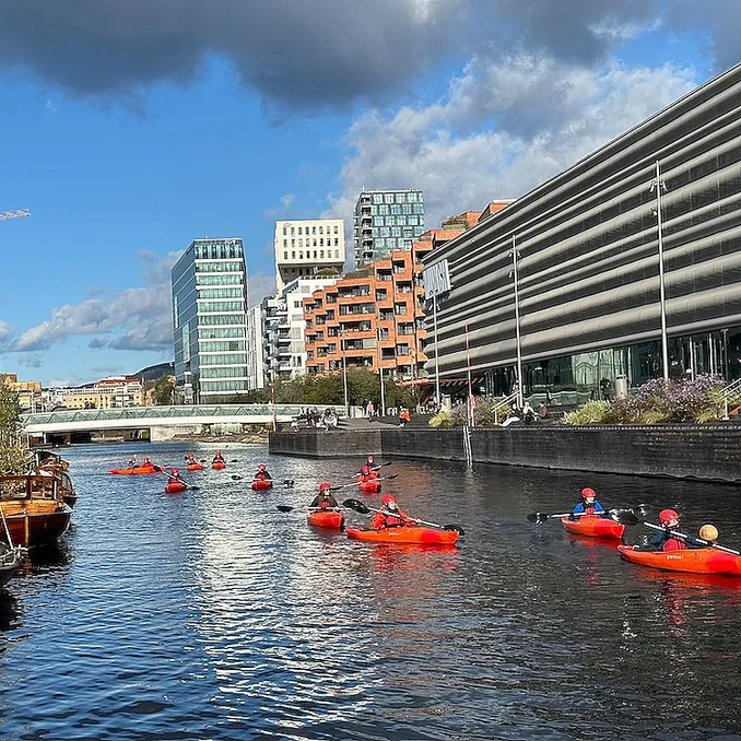 Elvepadling i Akerselva