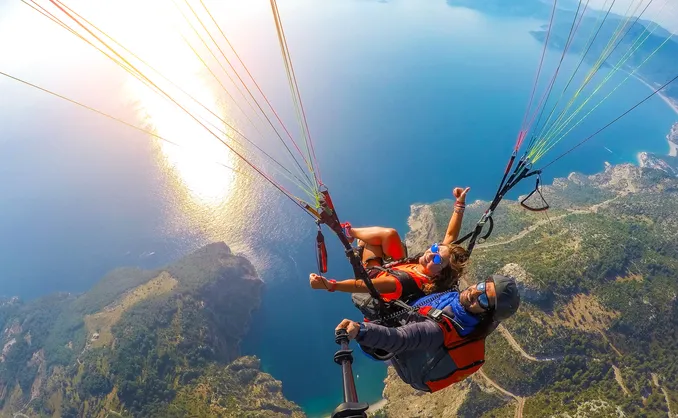 Paragliding tandem