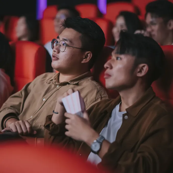 Kino med popcorn og brus