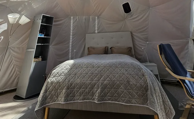 Dome, jacuzzi & sauna