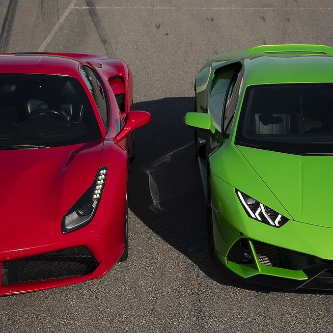 Kjør Lamborghini & Ferrari på racerbane