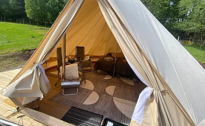 Glamping & alpakkavandring
