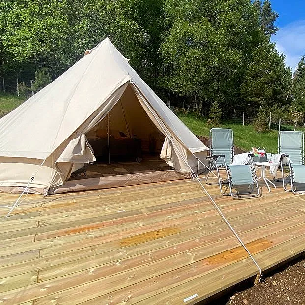 Glamping & alpakkavandring