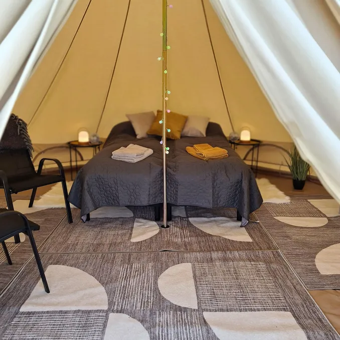 Glamping & alpakkavandring