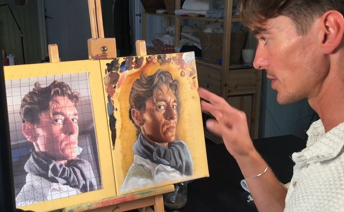 Portrettkurs i oljemaling