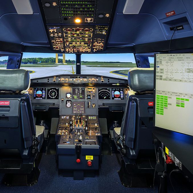 Airbus flysimulator for to