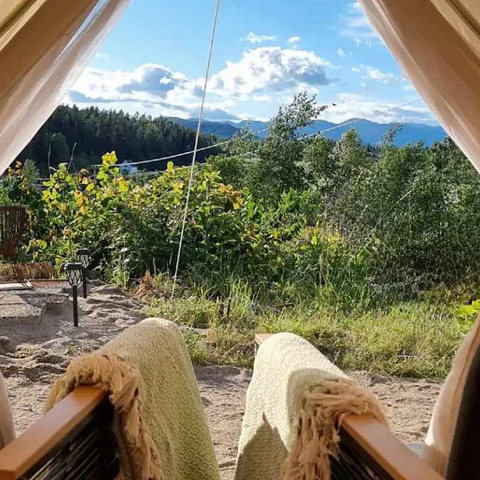 Glamping & alpakkavandring