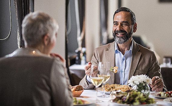 Restaurantbesøk for to