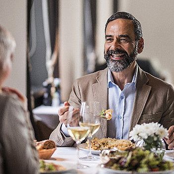 Restaurantbesøk for to