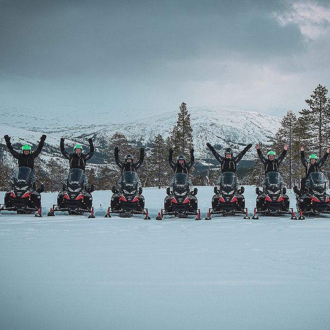 Snøscootersafari