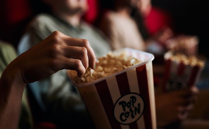 Kino med popcorn og brus